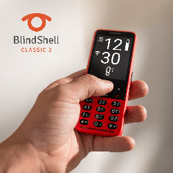 BlindShell Classic 2 phone RED