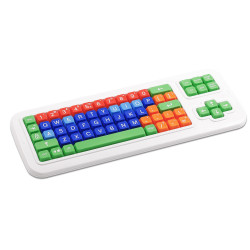 Clevy Keyboard QWERTY Int. Uppercase USB