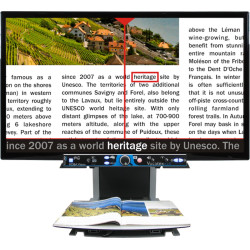 Vocatex Plus ReadAloud Magnifier / Reader 43"