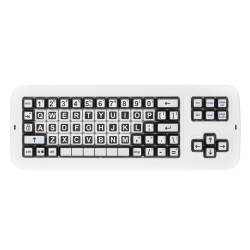 Clevy Keyboard QWERTY Int. Contrast Uppercase BT